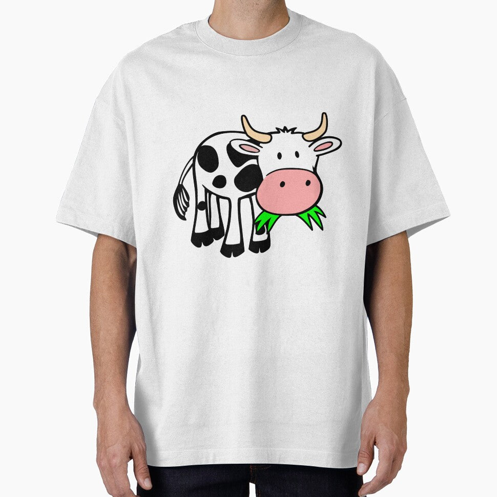 Cartoon smiley cow 09 by GeoffBeattie - Adult & Kids T-Shirts, Sweatshirts & Hoodies apparel design preview 1