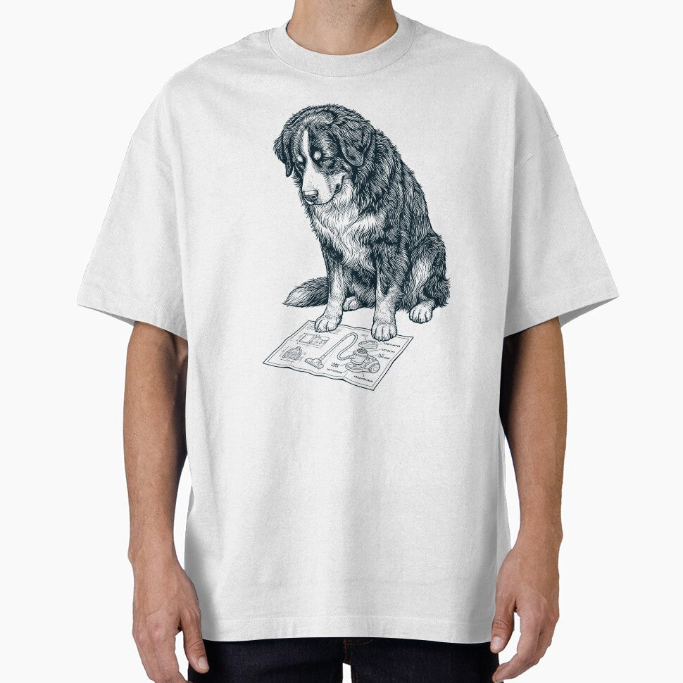Bernese Mountain Dog Vacuum Mom Dad Lover by - Adult & Kids T-Shirts, Sweatshirts & Hoodies apparel design preview 1