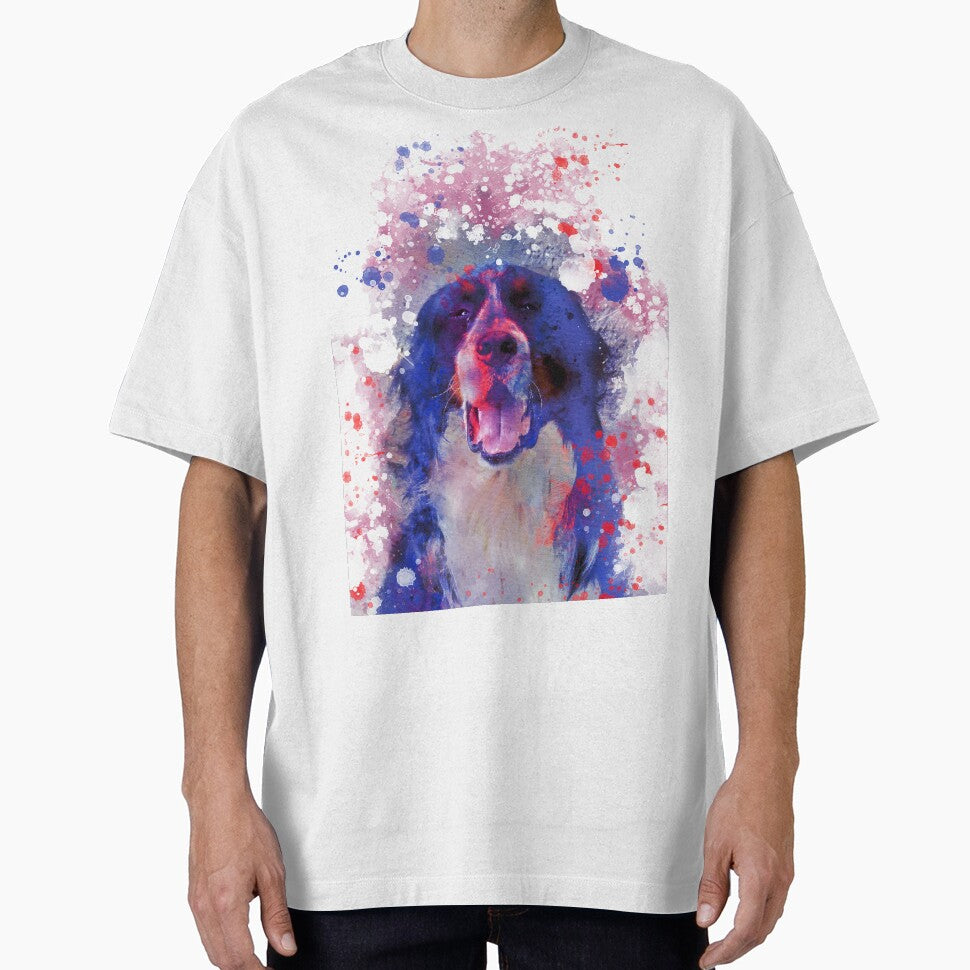Bernese mountain dog by Rosaliartbook - Adult & Kids T-Shirts, Sweatshirts & Hoodies apparel design preview 1