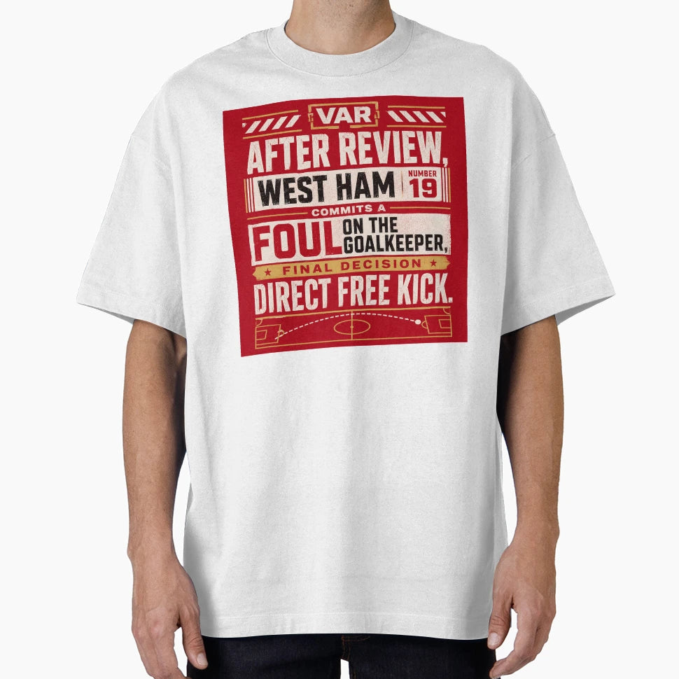 After Review West Ham Number 19 T-Shirt - Custom Art Print Men Women - T-Shirt, Sweatshirt, Hoodie
