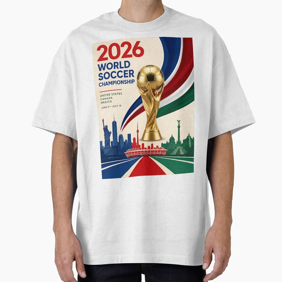 World Soccer Championship 2026 North T-Shirt - Fun Novelty Design Unisex - T-Shirt, Sweatshirt, Hoodie
