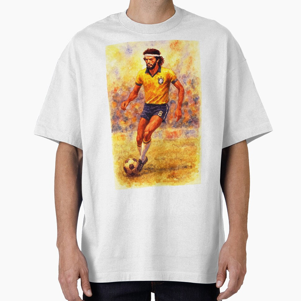 Socrates Classic Football Legend by Sarcastic designs - Adult & Kids T-Shirts, Sweatshirts & Hoodies apparel design preview 1