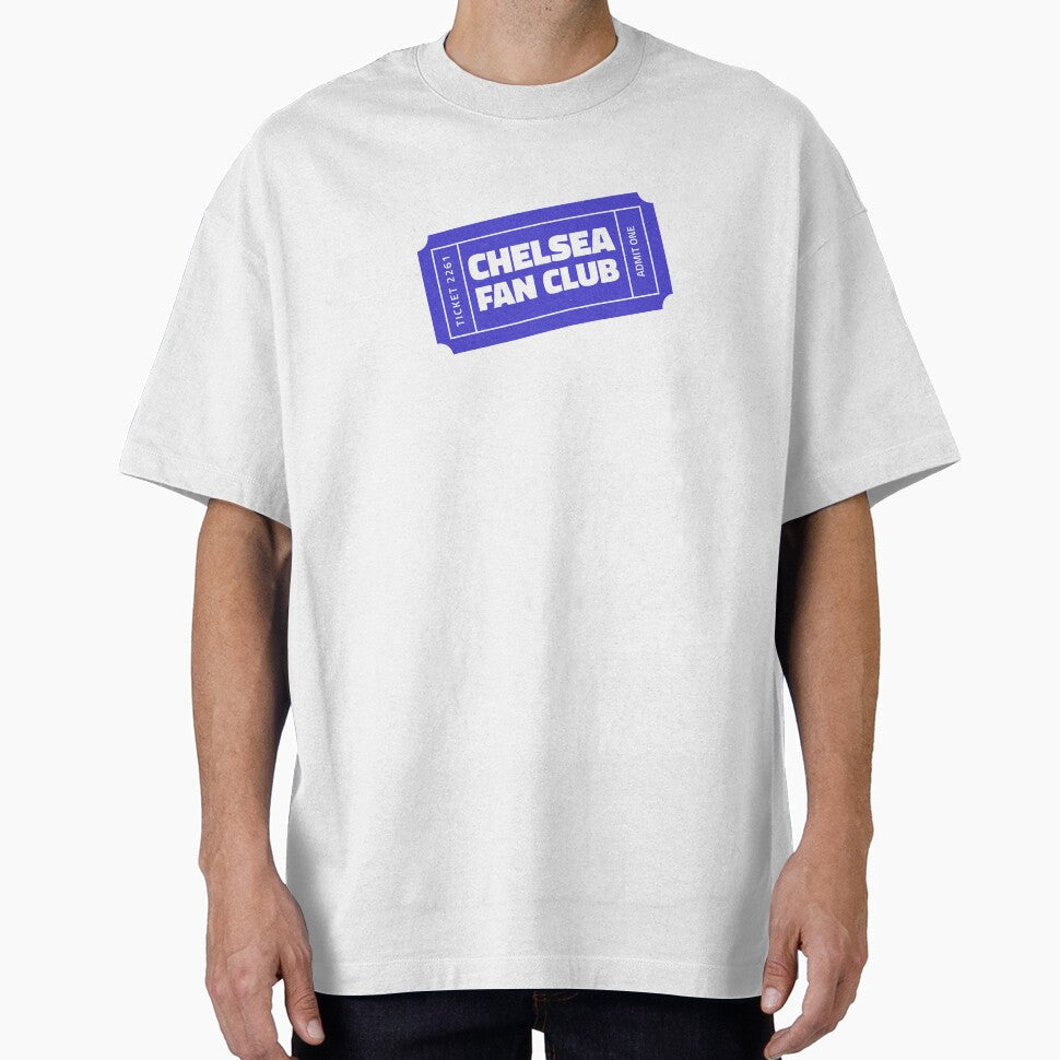 Chelsea Fan Club Ticket blue by Hello Bee - Adult & Kids T-Shirts, Sweatshirts & Hoodies apparel design preview 1