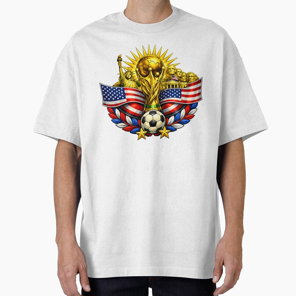 World cup USA by McSales - Adult & Kids T-Shirts, Sweatshirts & Hoodies apparel design preview 1