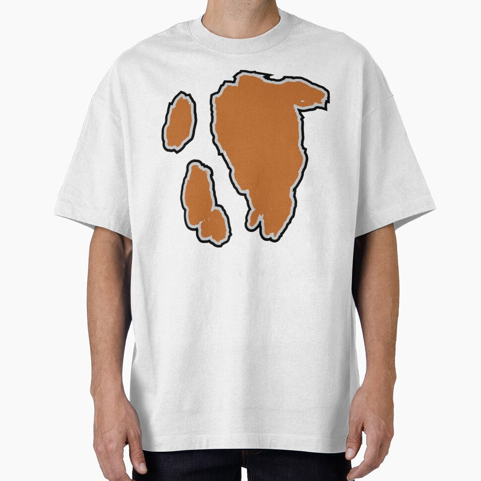 Big Caramel Cow Pattern White Cowhide by - Adult & Kids T-Shirts, Sweatshirts & Hoodies apparel design preview 1