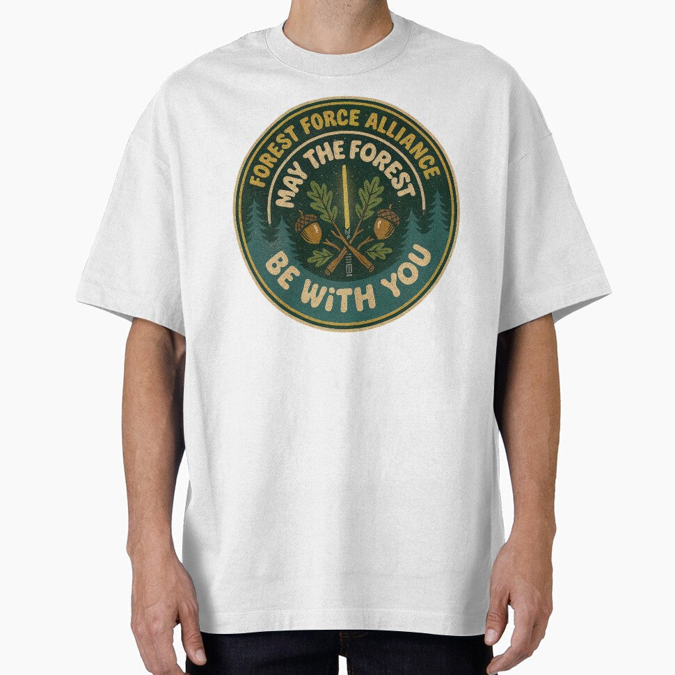 May The Forest Be With You by graphic-genie - Adult & Kids T-Shirts, Sweatshirts & Hoodies apparel design preview 1