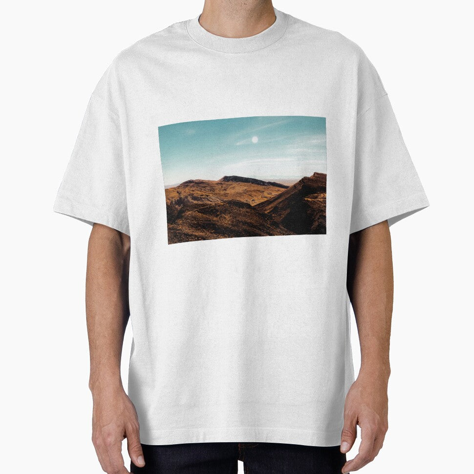 Summer desert view with blue sky at Red Rock Canyon - Adult & Kids T-Shirts, Sweatshirts & Hoodies apparel design preview 1