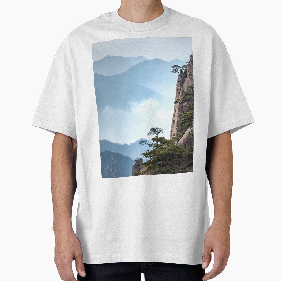 Huangshan Mountain Landscape by JTS STORE - Adult & Kids T-Shirts, Sweatshirts & Hoodies apparel design preview 1