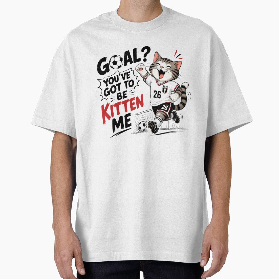 Goal? You've Got to Be Kitten Me by Itai Doshin - Adult & Kids T-Shirts, Sweatshirts & Hoodies apparel design preview 1