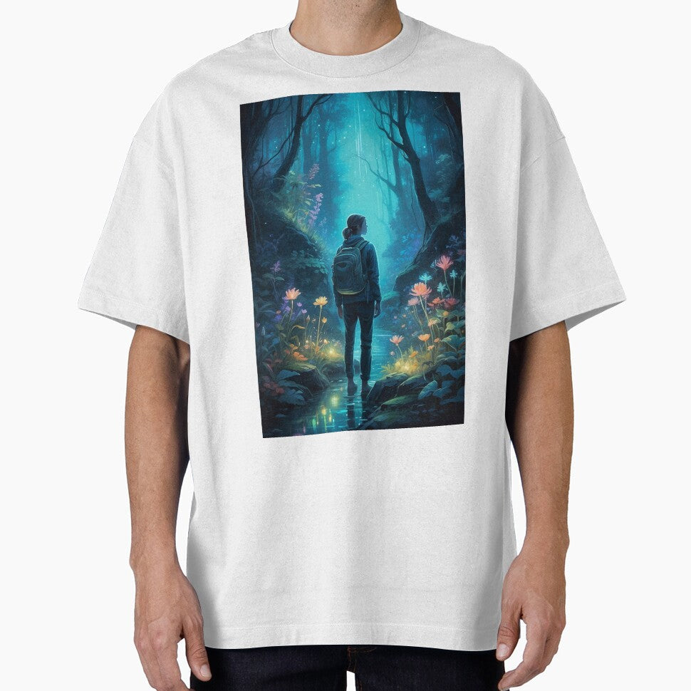 007 Lost in the Magical Forest by Alexis Art - Adult & Kids T-Shirts, Sweatshirts & Hoodies apparel design preview 1