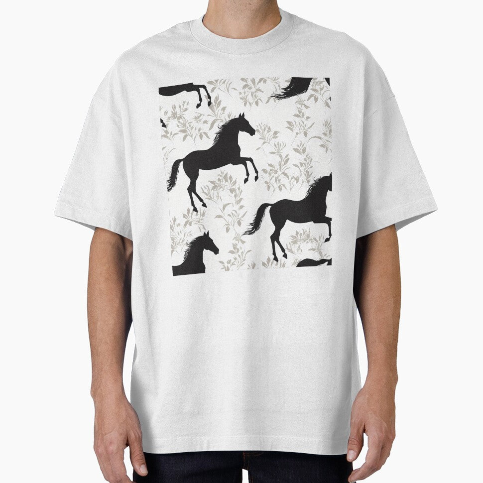 Lovely Horse Silhouette by EquestrianImperium - Adult & Kids T-Shirts, Sweatshirts & Hoodies apparel design preview 1