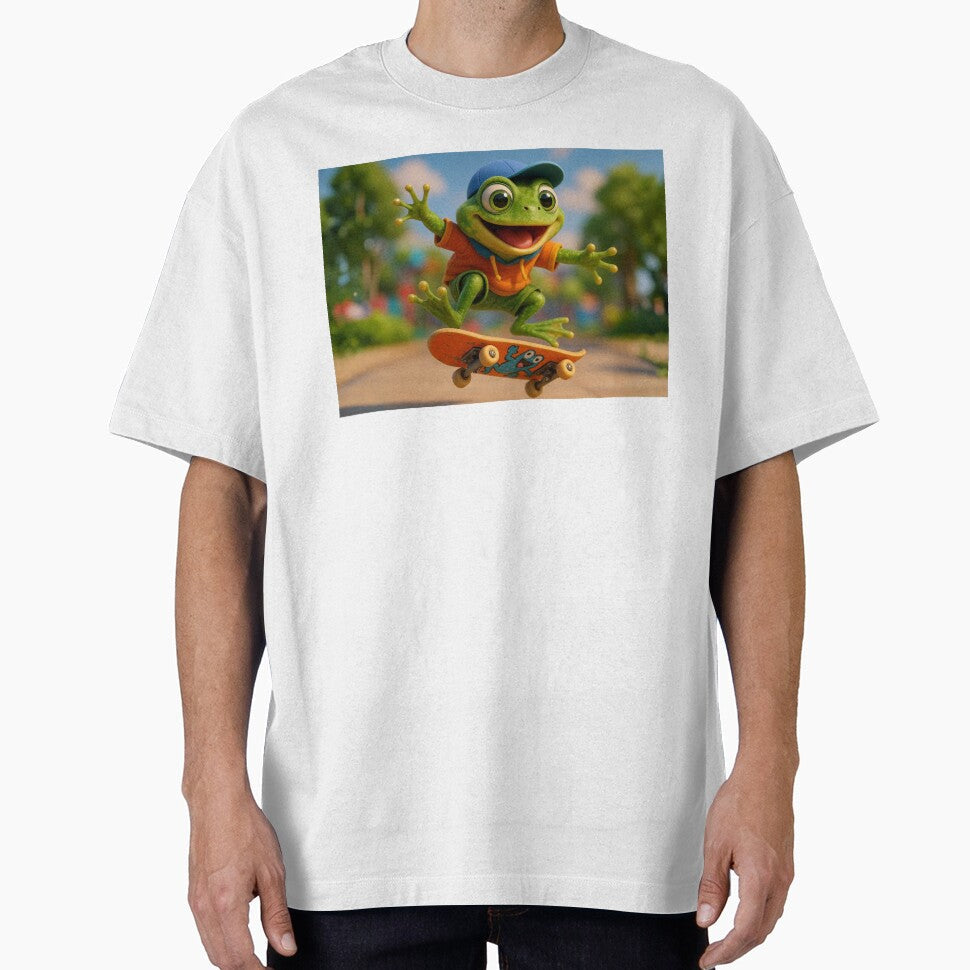 Skater Pool Frog by Sillytoe - Adult & Kids T-Shirts, Sweatshirts & Hoodies apparel design preview 1