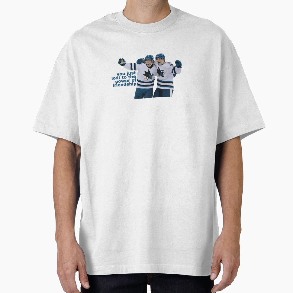 Sharks Power Friendship T-Shirt - Novelty Apparel Men Women - T-Shirt, Sweatshirt, Hoodie