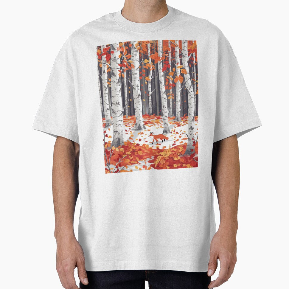 The Birches Forest by xiao xuans - Adult & Kids T-Shirts, Sweatshirts & Hoodies apparel design preview 1