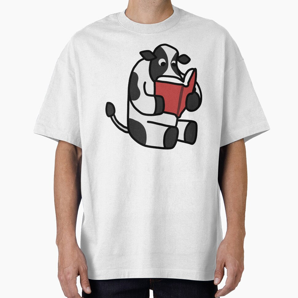 Book Cow by BeefHamPoultry - Adult & Kids T-Shirts, Sweatshirts & Hoodies apparel design preview 1