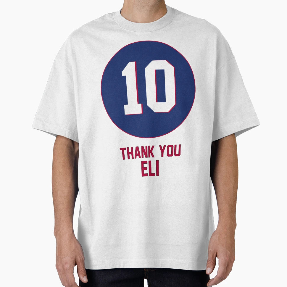Eli Manning Thank You Eli New York T-Shirt - Casual Everyday Wear Unisex - T-Shirt, Sweatshirt, Hoodie