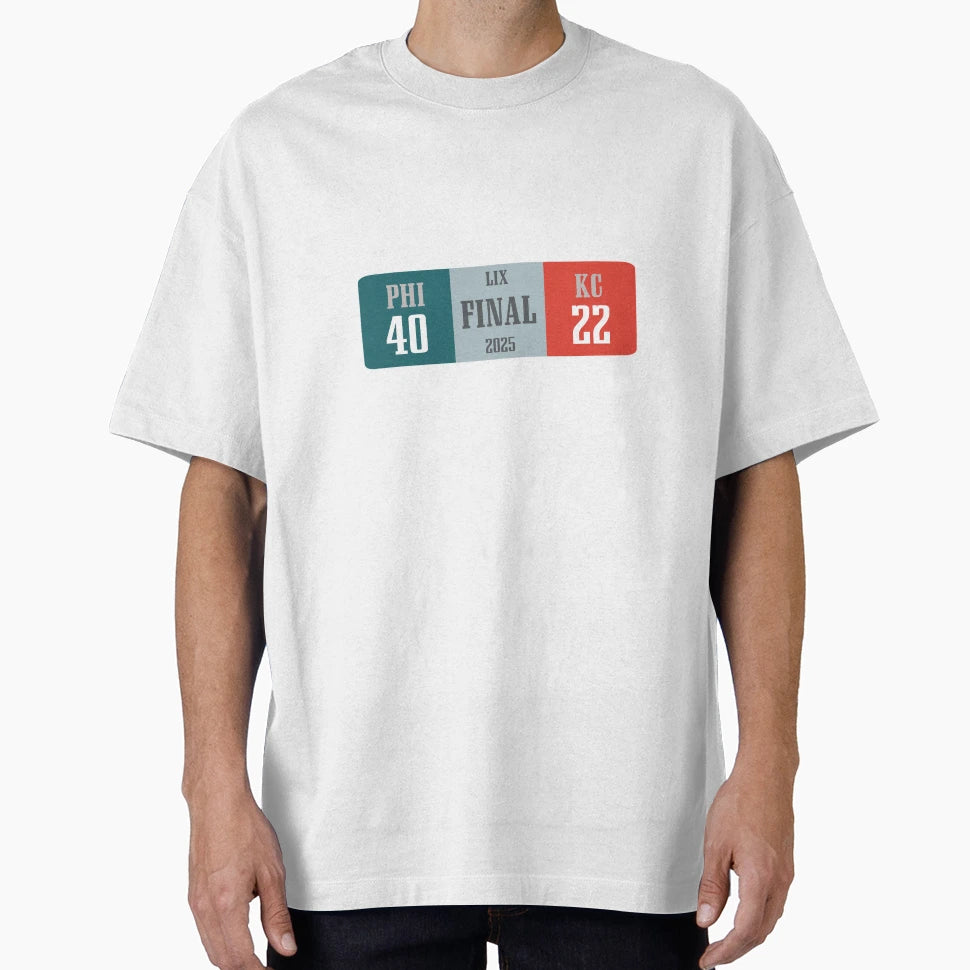 Final Score Super Bowl Lix T-Shirt - Trendy Graphic for Adults - T-Shirt, Sweatshirt, Hoodie