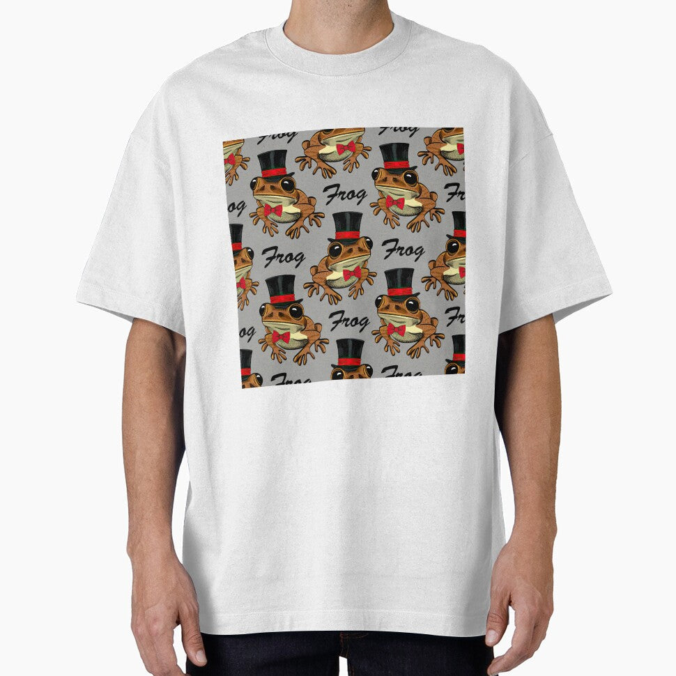 Gentleman Frog With Hat And Bow by LarinaBeauty - Adult & Kids T-Shirts, Sweatshirts & Hoodies apparel design preview 1