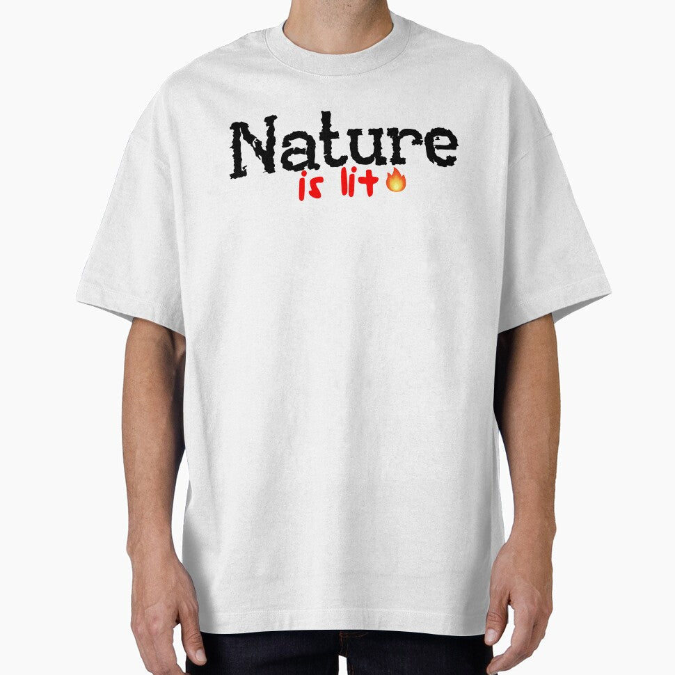 Nature is Lit! by DoodleDashCollective - Adult & Kids T-Shirts, Sweatshirts & Hoodies apparel design preview 1