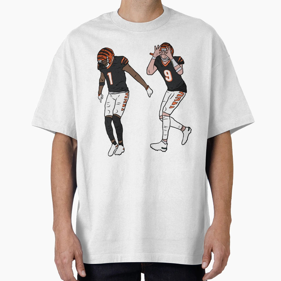 Jamarr Chase And JB Griddy T-Shirt - Trendy Graphic Unisex - T-Shirt, Sweatshirt, Hoodie