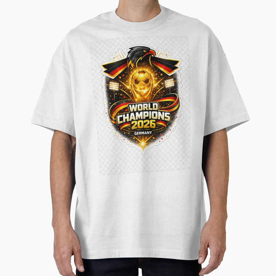 Germany Football World Champions T-Shirt - Streetwear Style Men Women - T-Shirt, Sweatshirt, Hoodie