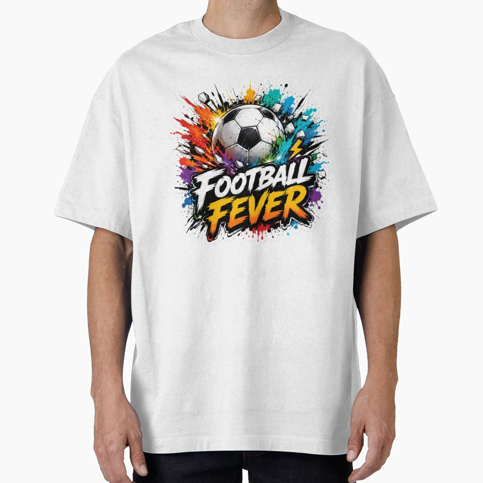 Football Fever Soccer Ball T-Shirt - Casual Everyday Wear for Adults - T-Shirt, Sweatshirt, Hoodie