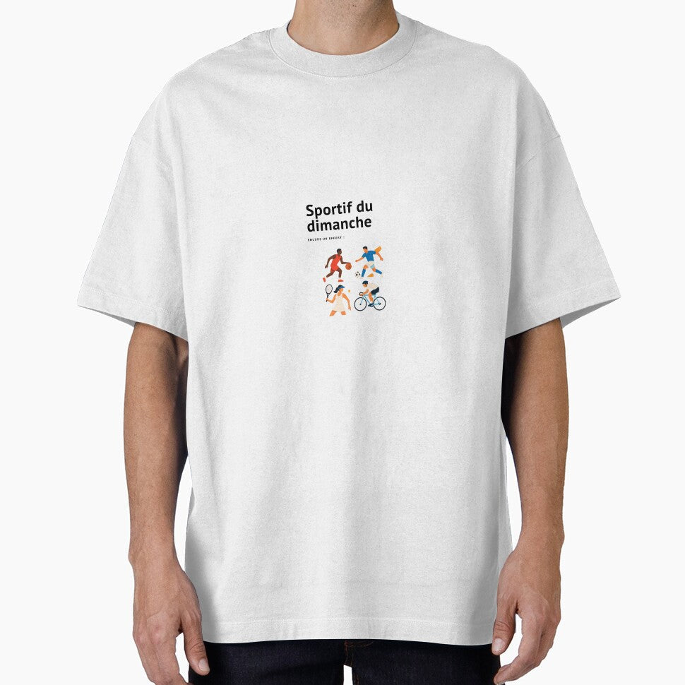 Sunday Athlete Sports Motivation Humor by Divini_ - Adult & Kids T-Shirts, Sweatshirts & Hoodies apparel design preview 1