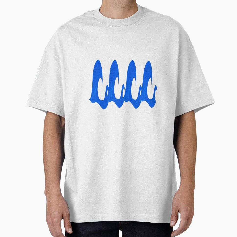 Ocean bathmat waves by NancyArtDesigns - Adult & Kids T-Shirts, Sweatshirts & Hoodies apparel design preview 1