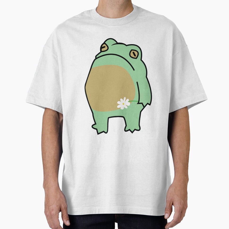Frog with flower by SKdarealshop - Adult & Kids T-Shirts, Sweatshirts & Hoodies apparel design preview 1