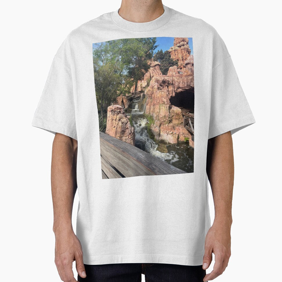 Thunder Mountain Waterfall by Wish Upon Art - Adult & Kids T-Shirts, Sweatshirts & Hoodies apparel design preview 1