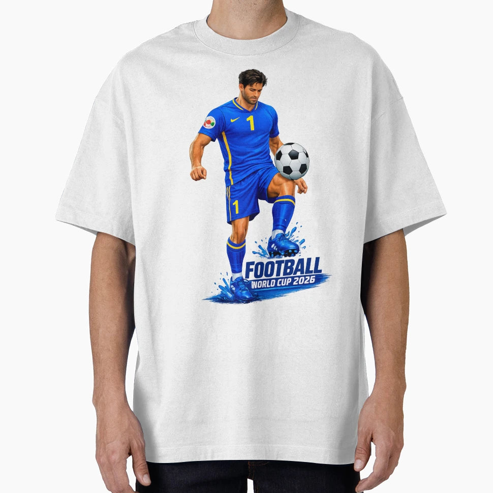 2026 World Cup Dynamic Footballer T-Shirt - Graphic Print Unisex - T-Shirt, Sweatshirt, Hoodie