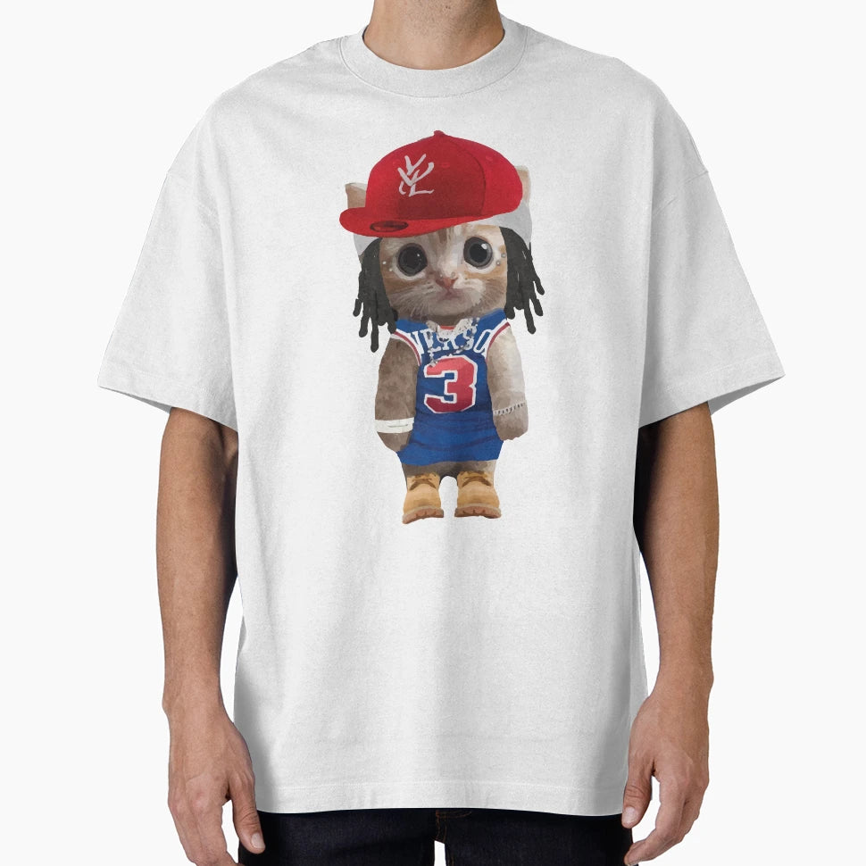 Playboi Carti Cat Illustration T-Shirt - Fun Novelty Design Men Women - T-Shirt, Sweatshirt, Hoodie