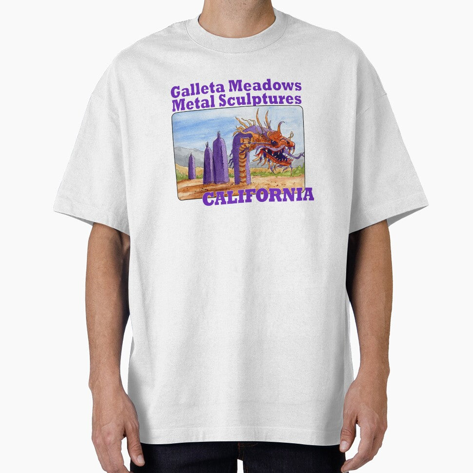 Galleta Meadows Metal Sculptures, California by MMc - Adult & Kids T-Shirts, Sweatshirts & Hoodies apparel design preview 1