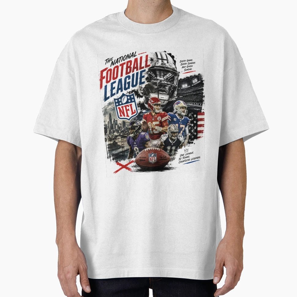 Nfl T-Shirt - Unique Graphic for Adults - T-Shirt, Sweatshirt, Hoodie