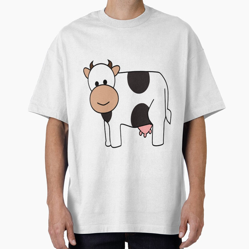 Cartoon smiley cow 04 by GeoffBeattie - Adult & Kids T-Shirts, Sweatshirts & Hoodies apparel design preview 1