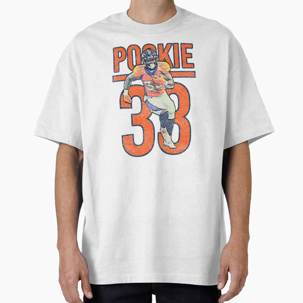 Javonte Williams Number Faded T-Shirt - Minimalist Print Unisex - T-Shirt, Sweatshirt, Hoodie