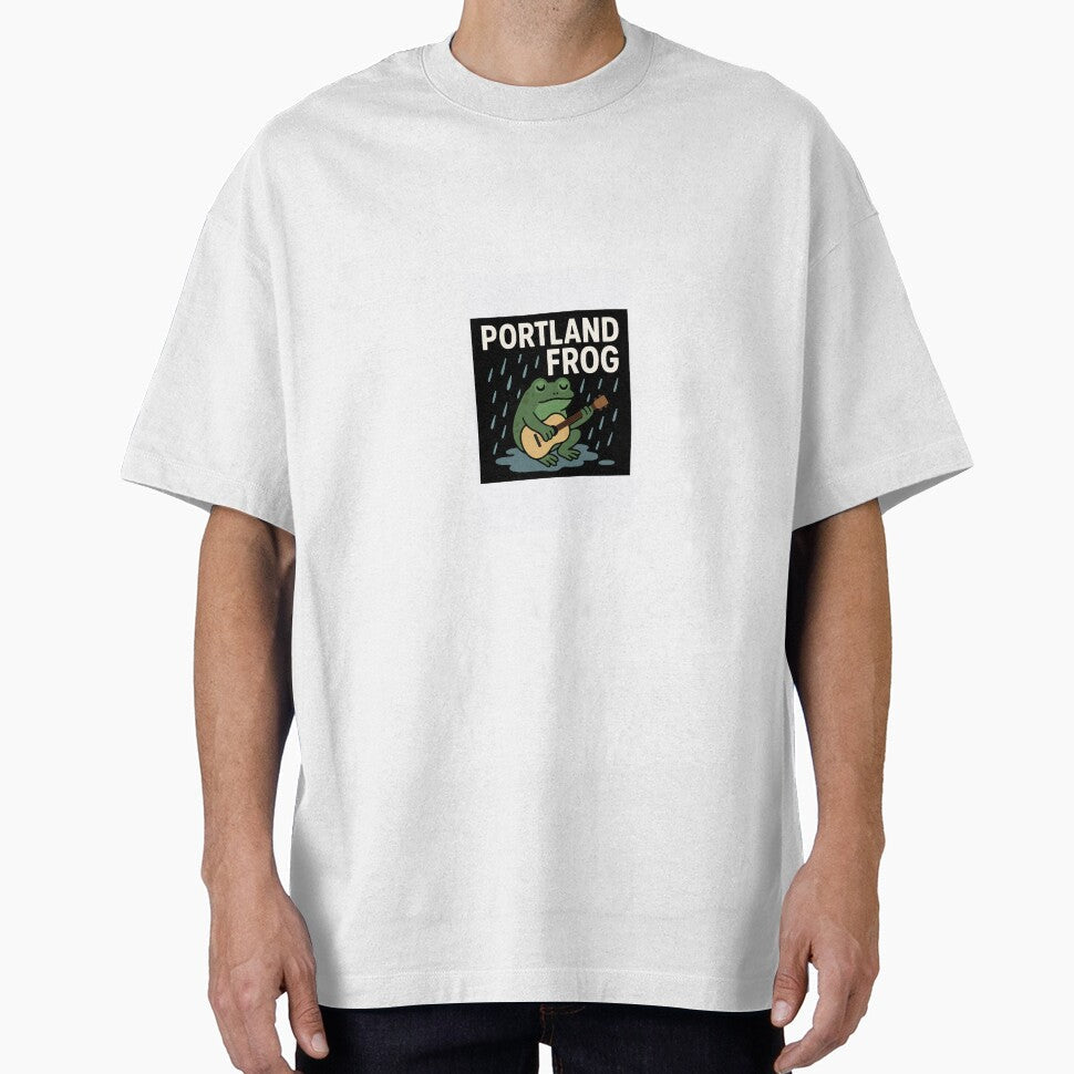 Portland Frog Keep It Cool by LoaiArt - Adult & Kids T-Shirts, Sweatshirts & Hoodies apparel design preview 1