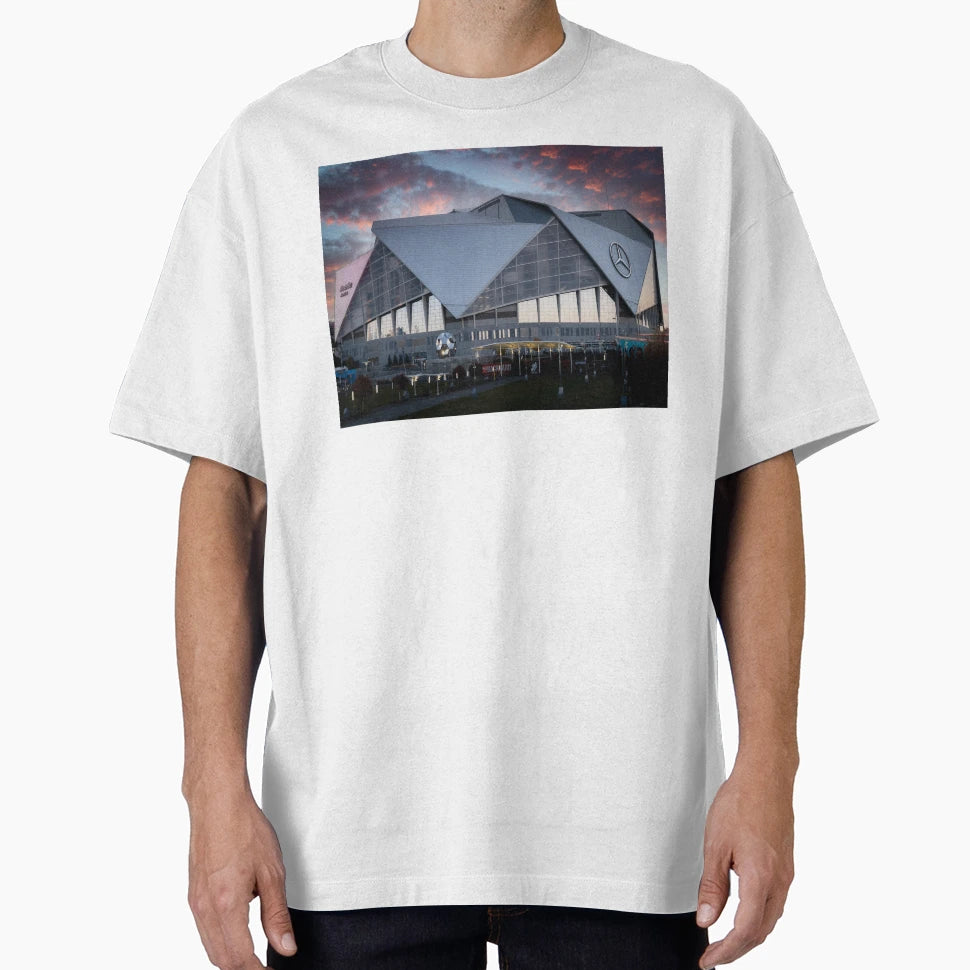 Atlanta Football Stadium T-Shirt - Minimalist Print for Adults - T-Shirt, Sweatshirt, Hoodie