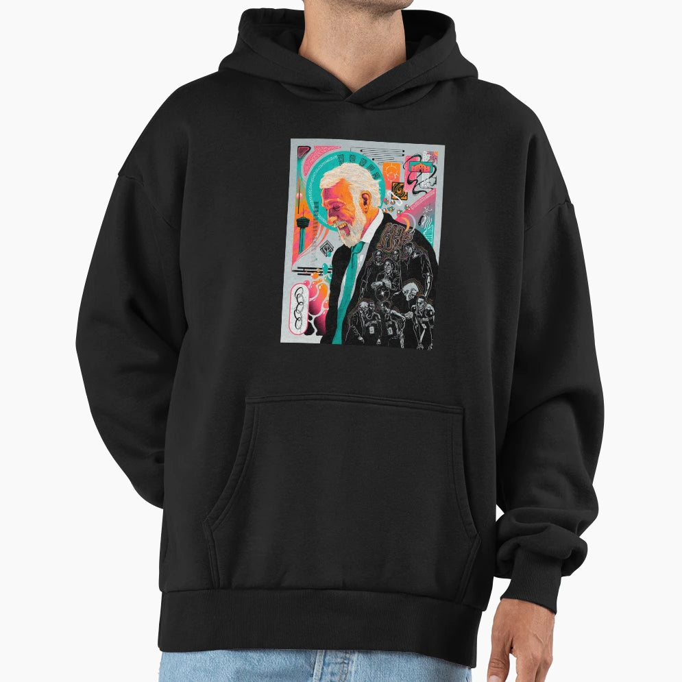 Gregg Popovich Hoodie - Casual Everyday Wear Men Women - T-Shirt, Sweatshirt, Hoodie