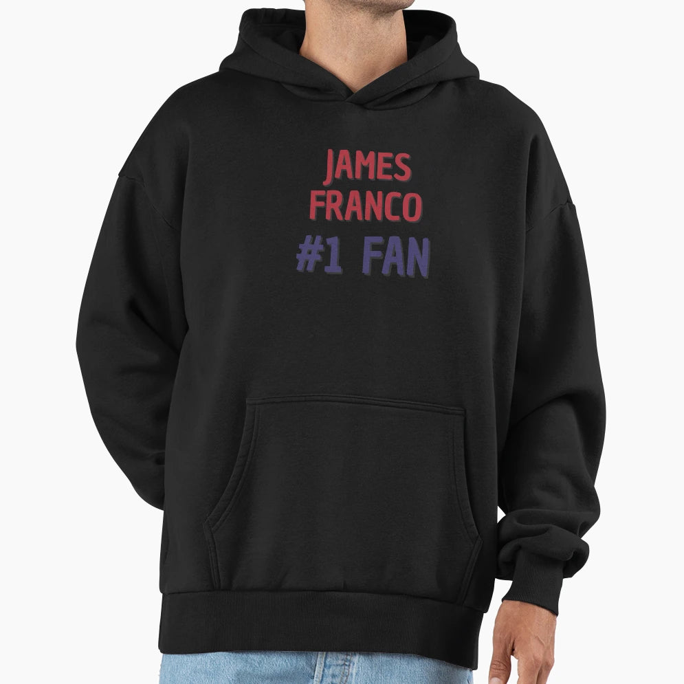 James Franco 1 Fan Hoodie - Minimalist Print for Adults - T-Shirt, Sweatshirt, Hoodie