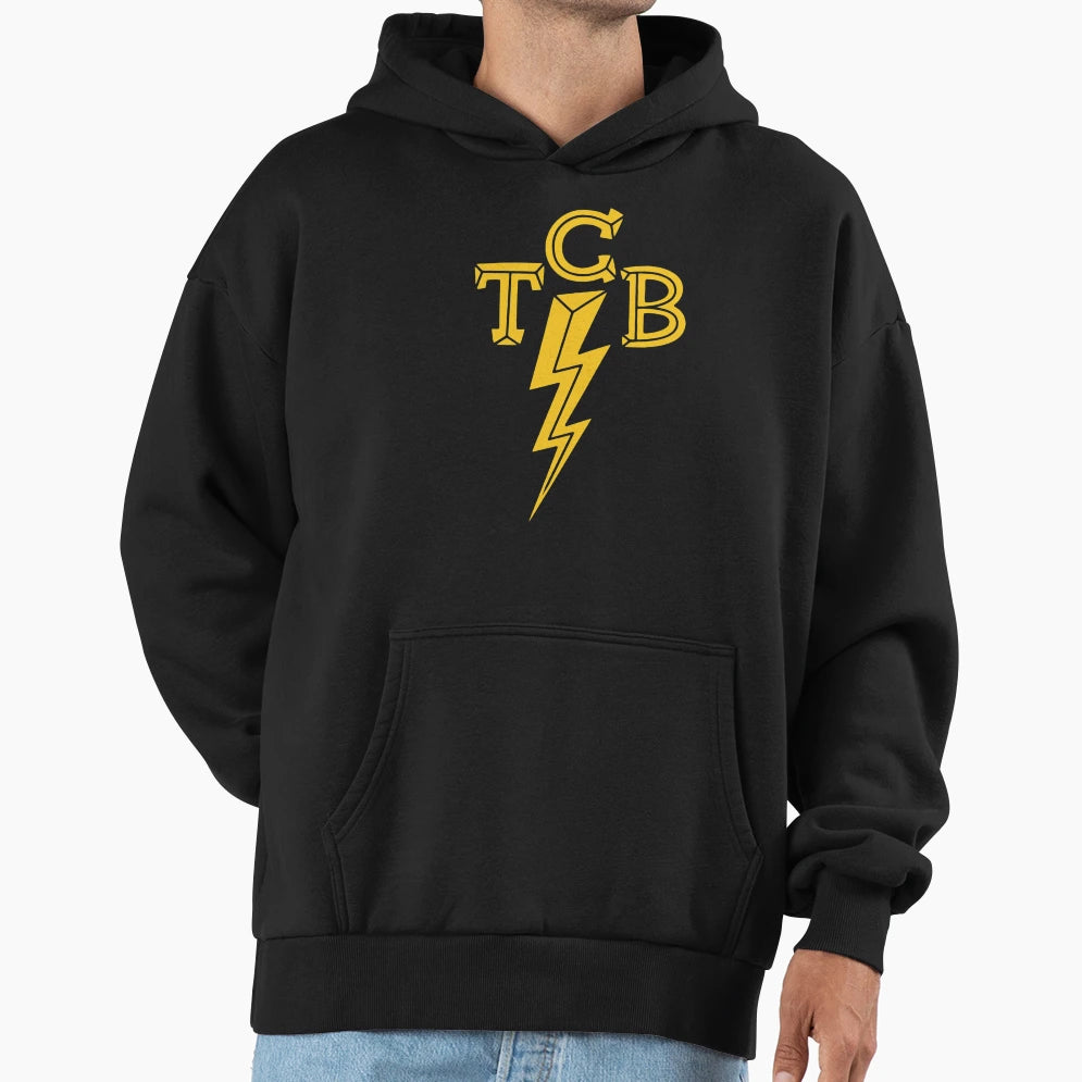 Elvis King Rock N Roll Tcb Hoodie - Fun Novelty Design Men Women - T-Shirt, Sweatshirt, Hoodie