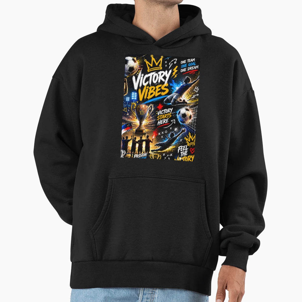 Soccer Fan Gift Football Lover Sports Hoodie - Fun Novelty Design Men Women - T-Shirt, Sweatshirt, Hoodie