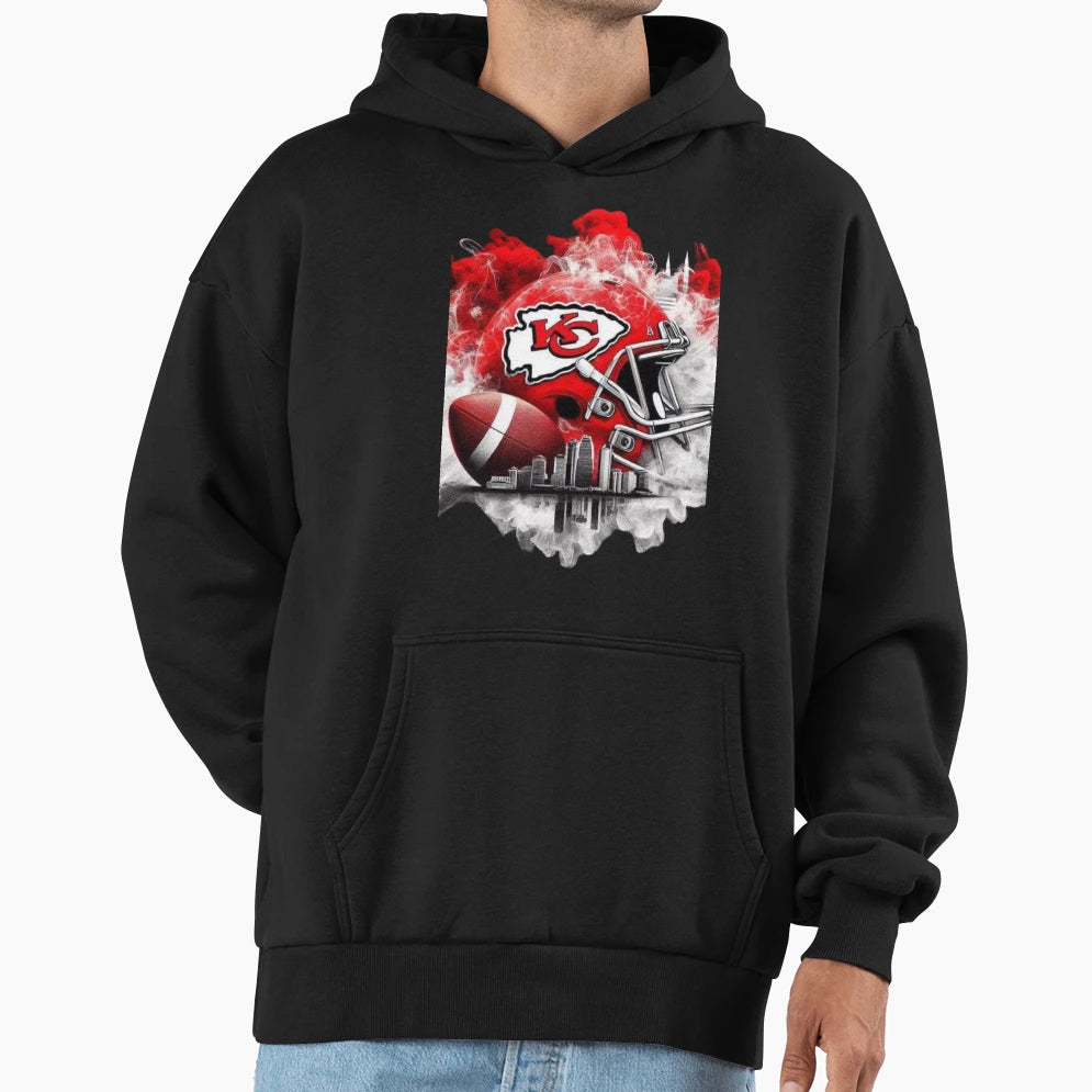 Kc City Chiefs Football Hoodie - Novelty Apparel Unisex - T-Shirt, Sweatshirt, Hoodie