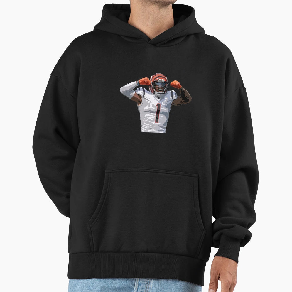 Jamarr Chase Hoodie - Trendy Graphic Unisex - T-Shirt, Sweatshirt, Hoodie