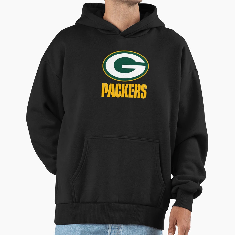 Greens Bay Packers Logo Soccer Hoodie - Streetwear Style Unisex - T-Shirt, Sweatshirt, Hoodie