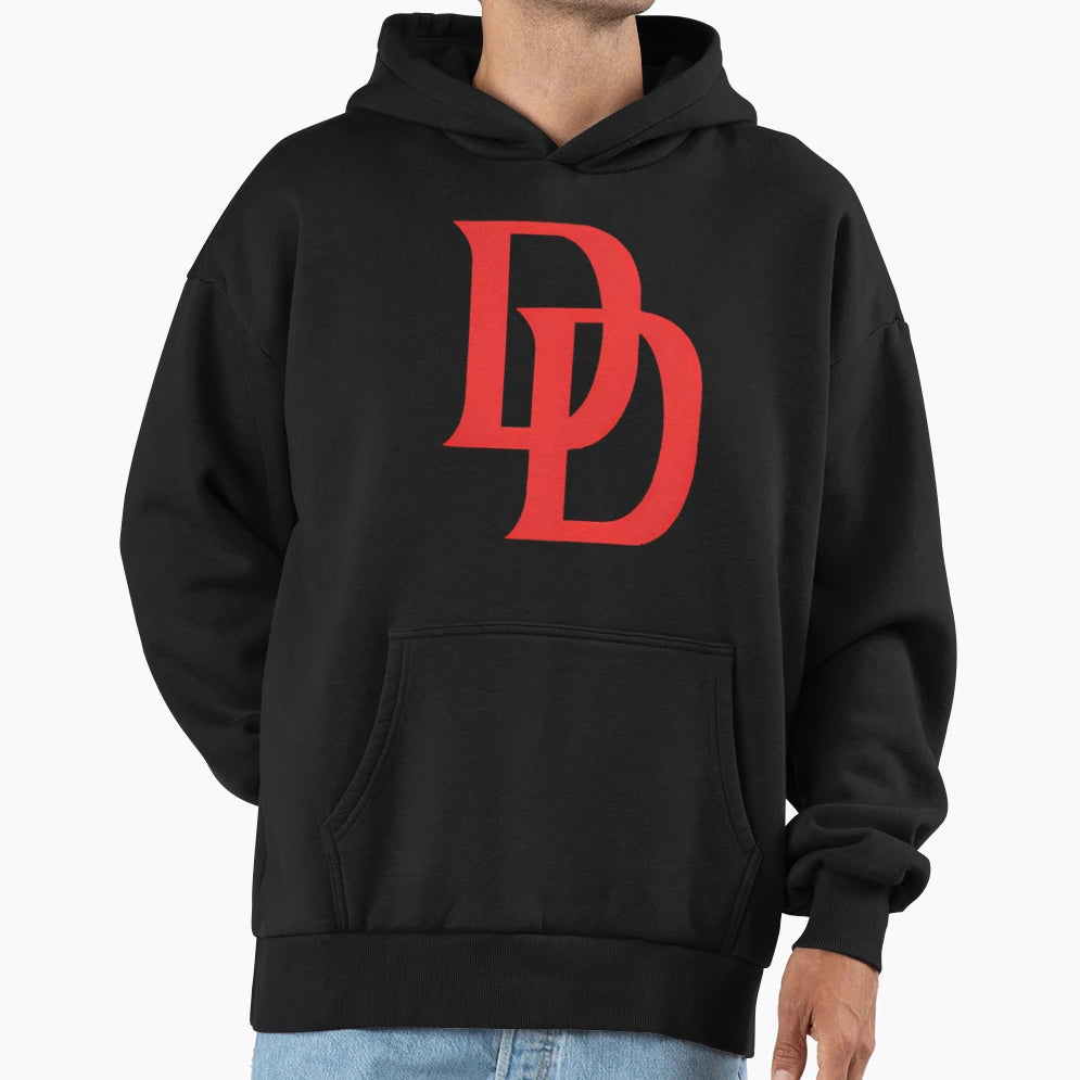Daredevil Logo Hoodie - Fun Novelty Design Men Women - T-Shirt, Sweatshirt, Hoodie