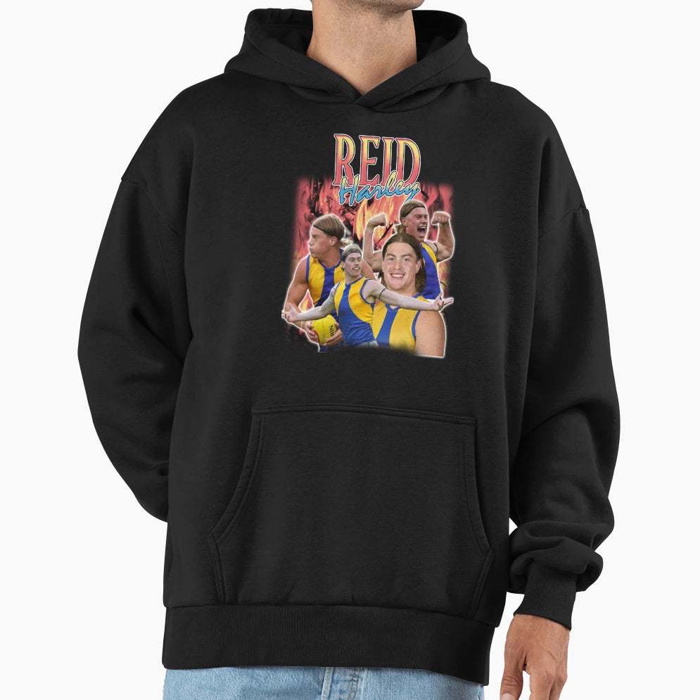 Harley Reid Fire Hoodie - Unique Graphic for Adults - T-Shirt, Sweatshirt, Hoodie