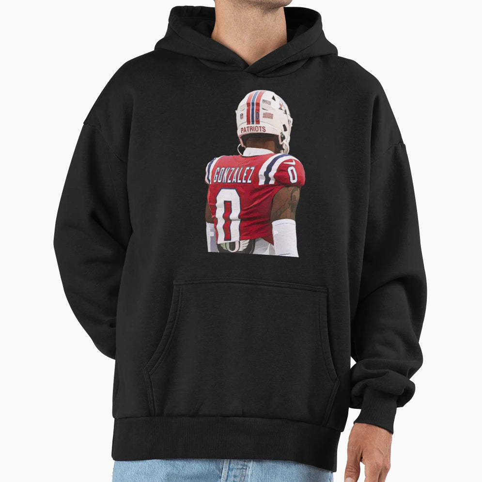 Christian Gonzalez Football Gear Hoodie - Trendy Graphic Unisex - T-Shirt, Sweatshirt, Hoodie