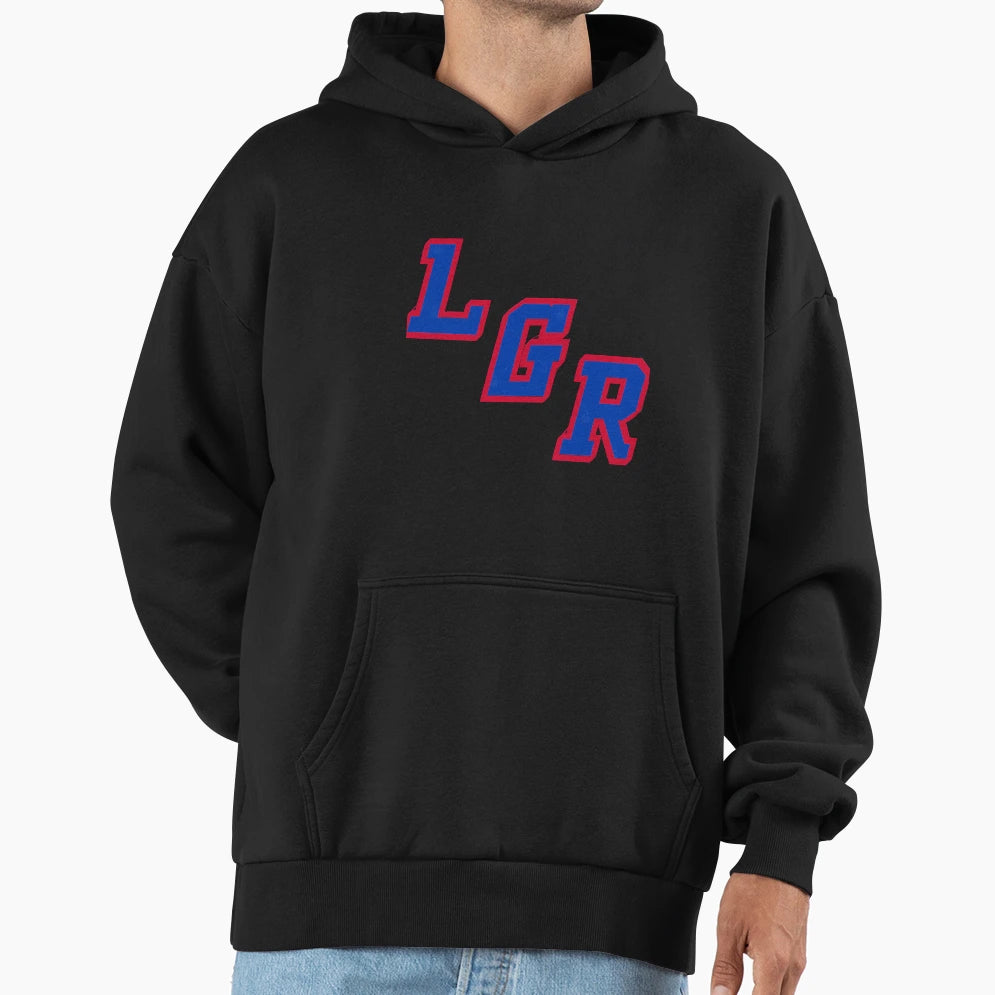 Lgr White Hoodie - Fun Novelty Design for Adults - T-Shirt, Sweatshirt, Hoodie