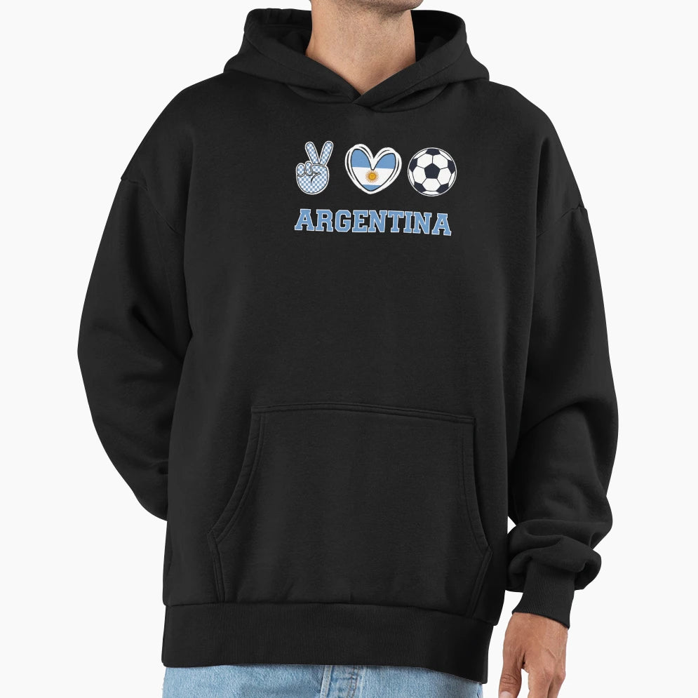 Argentina Inspired Everyday Hoodie - Casual Everyday Wear Unisex - T-Shirt, Sweatshirt, Hoodie